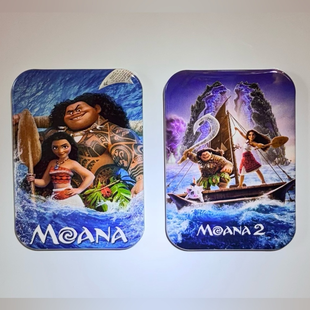 Moana and Moana 2 Fridge Magnets